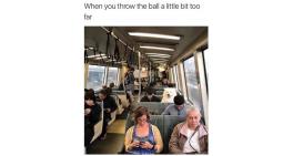 When you throw the ball