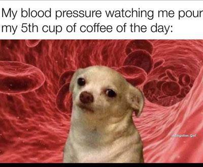 My blood pressure